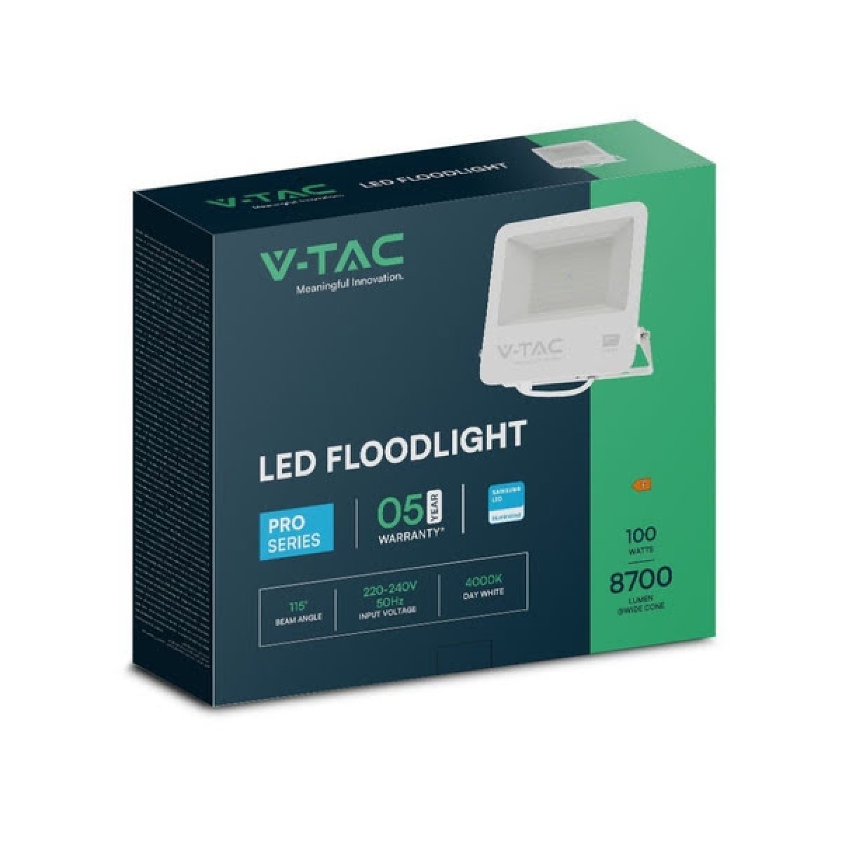 V-TAC Einbaustrahler GU10/MR16 – Weiß, IP20, 10,2 Cm Rund – Für Deckenmontage