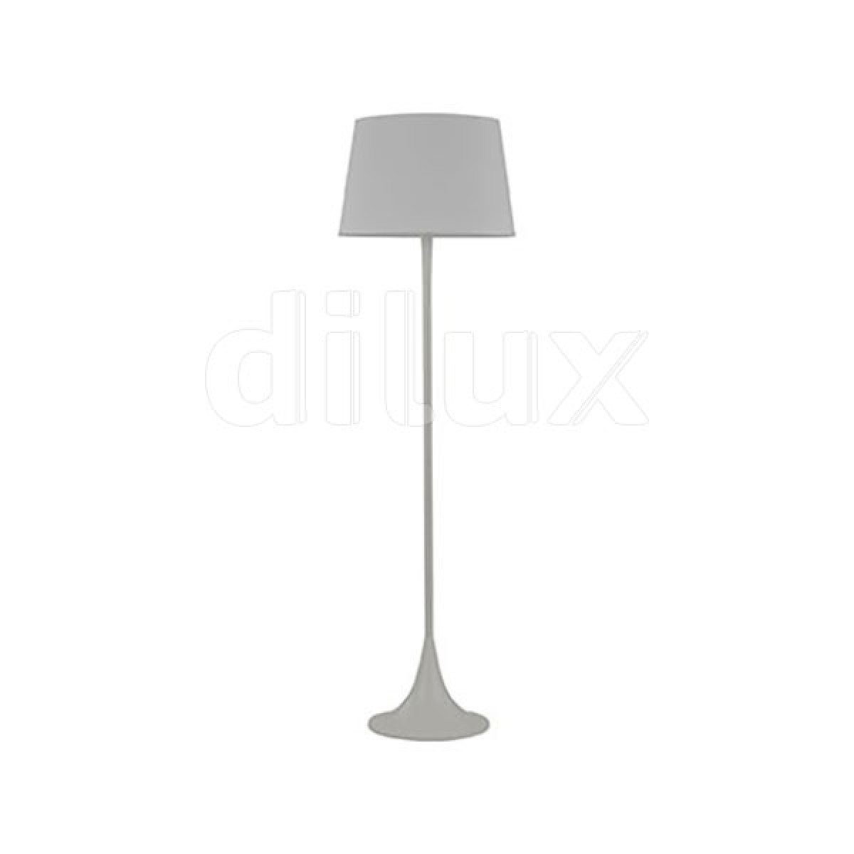 Ideal Lux London Bodenleuchte | Stehleuchte Chrom | 174 Cm Hoch | E27 Fassung | IP20