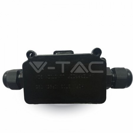 V-Tac VT-7224 Scatola di Derivazione con Terminali Impermeabile Nera - SKU 3578