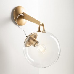 Artemide Lampada da Parete MICONOS WALL  - Ottone Satinato