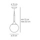 Dimensioni Artemide Castore 25