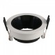 V-Tac VT-872 Portafaretto da Incasso TONDO Orientabile con Interno Nero - SKU 3153