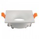 V-Tac VT-876 Portafaretto da Incasso QUADRATO Fisso Bianco - SKU 3170
