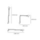 Dimensioni Artemide Tolomeo Parete