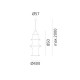 Artemide Lampada a Sospensione FALKLAND 85