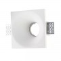 V-Tac VT-772 Portafaretto da Incasso QUADRATO in Gesso - SKU 3653